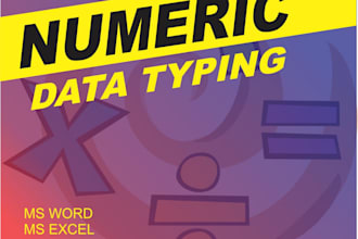 type numeric math documents in ms office