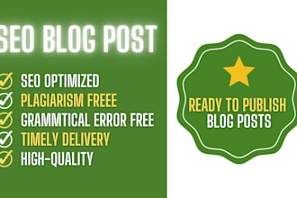 be your SEO blog content writer for your blog