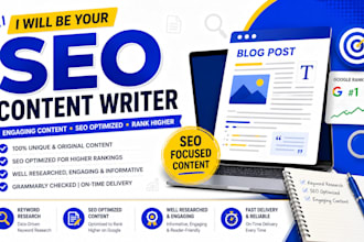 be your SEO content writer for your business
