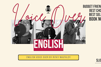 record voice over in english