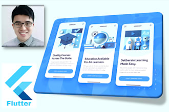 develop a flutter mobile app integrated with blockchain technology