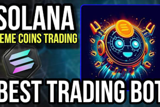 develop new token, build trading bot, integrate web3 on solana chain
