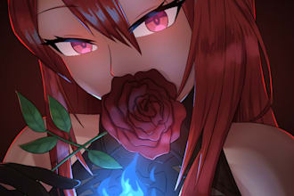 draw anime style art illustration