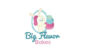 design awesome modern home based bakery logo
