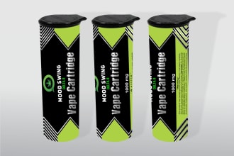 do pre roll label design cannabis items