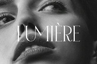 create a high end luxury logo design brand identity or brand kit