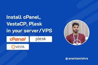 install cpanel, plesk, vestacp in your vps