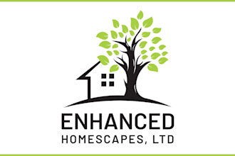 be make clean house, janitorial or commercial cleaning service logo