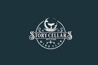 design favorite winery wine club logo