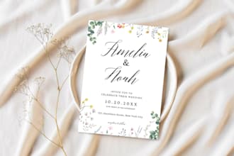 design your wedding related printables using canva