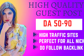 write and publish guest post on high da sites with dofollow backlinks