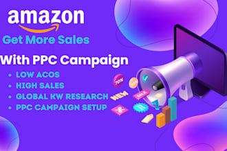 setup, manage amazon PPC campaign and do amazon PPC campaign ads optimization