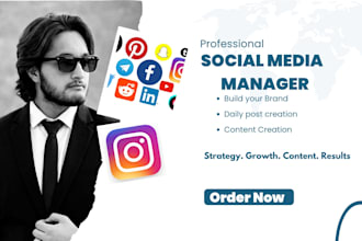 be your social media strategist and brand manager