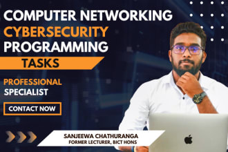 do computer networking , cybersecurity and programming  tasks