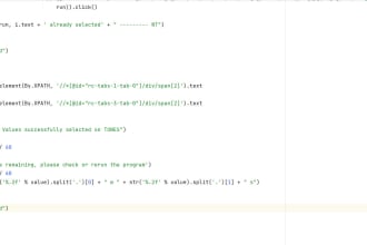 make simple copy paste and repetetive tasks bot