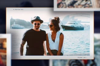 create image, photo, picture slideshow video with background music