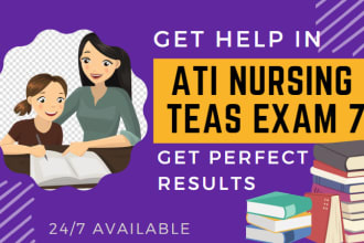 help you in ati teas hesi a2 entrance nln pax and ati pre nursing tutoring