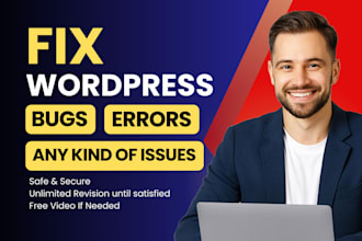 fix wordpress error, wordpress bug, wordpress issue and elementor fix