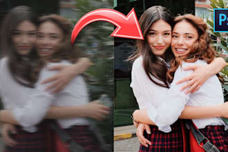 fix blurry photos, upscale and enhance resolution of photos