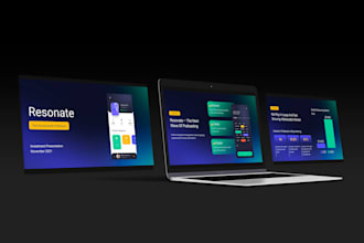 design professional modern presentation