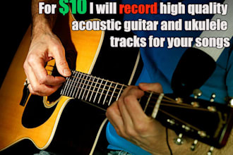 record professional acoustic guitar and ukulele