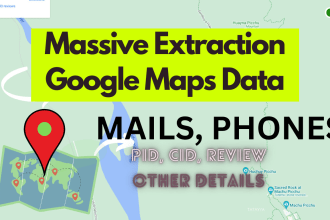 scrape google maps business leads with emails