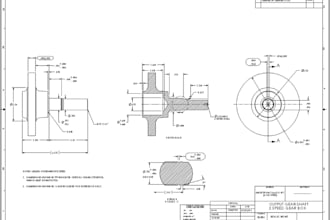 do 2D Mechanical drawings for you