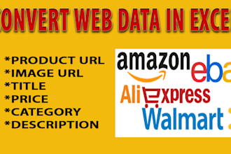 scrape ebay amazon product data