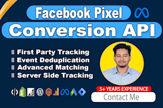 setup meta facebook pixel, capi, server side tracking by GTM