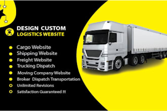 develop logistics, dispatching, moving company, freight, cargo website