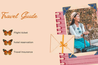 make flight ticket, itinerary and hotel reservations for you