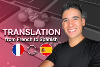 translate any text from french to spanish