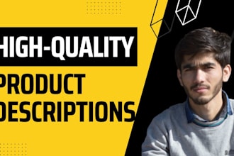 elevate your product descriptions with my writing skills