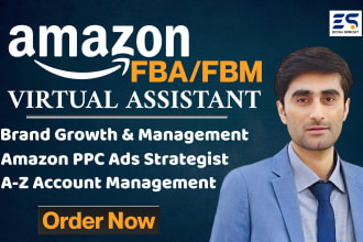 manage your amazon seller central, amazon pl virtual assistant, amazon fba ppc