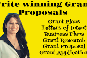 write your grant proposal