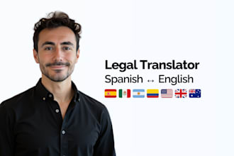 translate any legal document into spanish
