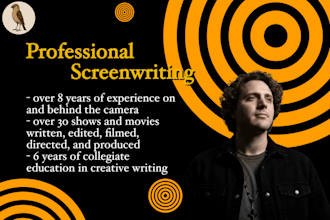 write your screenplay for movies or shows