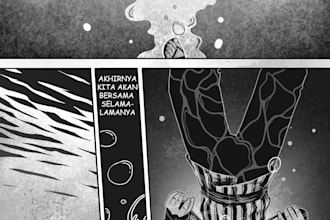 draw comic or manga action from your story