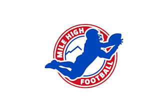 do an awesome 10th season commemorative football logo