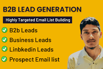 do b2b lead generation and build a prospect email list