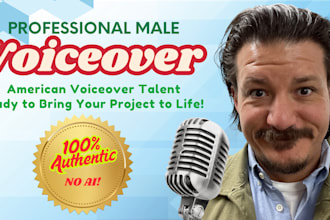record a professional male voiceover for youtube videos