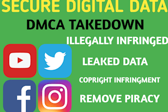 takedown content on reddit, tiktok, youtube, instagram, google under dmca