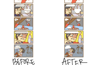 clean up a comic panel for you