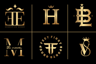design brand company business event monogram logo