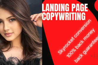 write sales copy for landing page copy