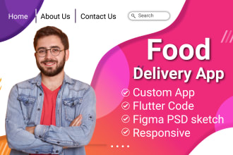 create an application for your food delivery business
