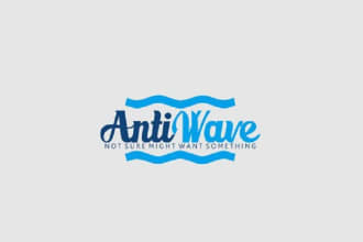 design perfect anti wave swimming logo