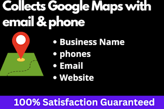 do google map scraping for business leads or data