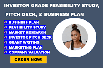 do business plan, market research,  usda, factory feasibility study, pitch deck