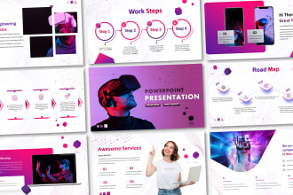 design powerpoint presentation and pitch deck